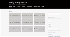 Desktop Screenshot of gangbangparis.com